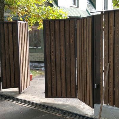 Купите и Закажите Ворота Гармошка: Лучшая Цена от 46906 руб, Установка под Ключ и Доставка в Нефтекамске и по Области